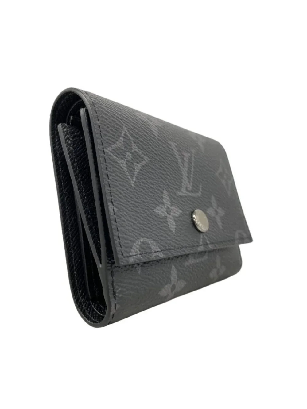 Louis Vuitton Trifold Wallet Monogram Eclipse Victor Black